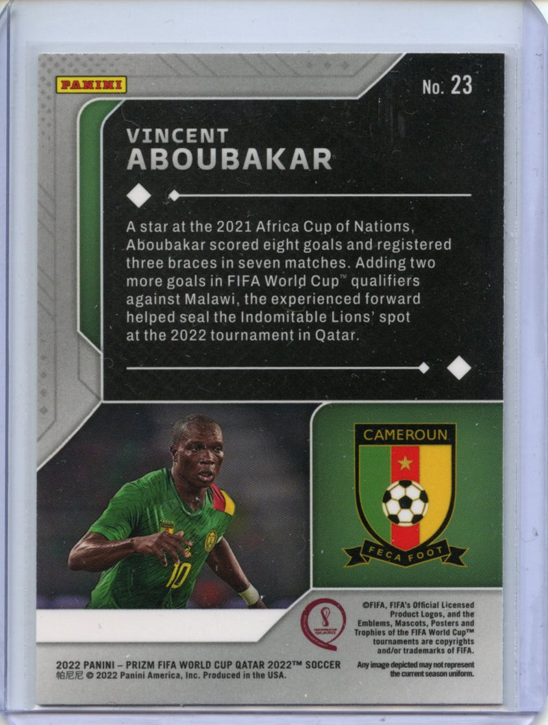 2022 Panini Prizm FIFA World Cup Qatar Vincent Aboubakar Scorers Club