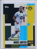 2024-25 Topps Borussia Dortmund Team Set Marcel Sabitzer First Team Blue 140/150