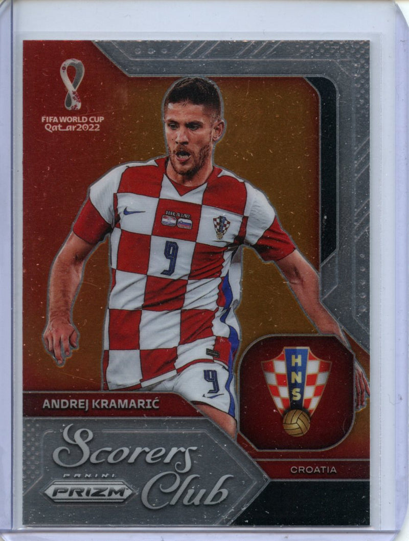 2022 Panini Prizm FIFA World Cup Qatar Andrej Kramaric Scorers Club