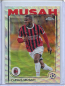2024-25 Topps Chrome UEFA Club Comps Yunus Musah Wave