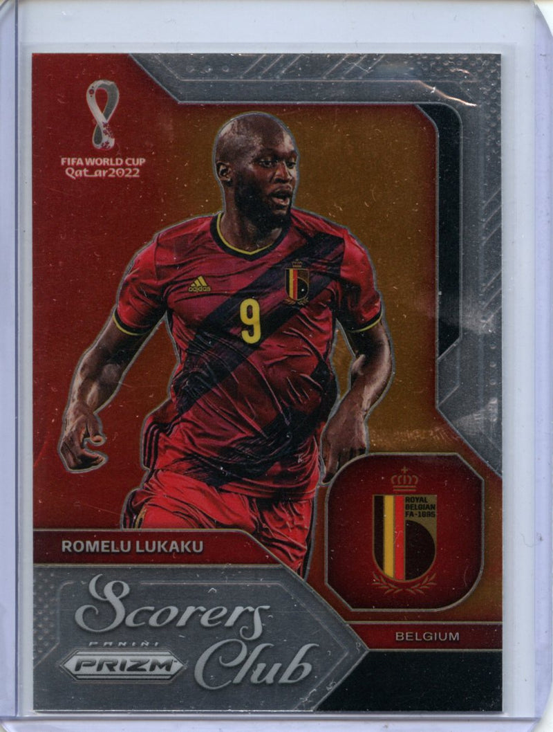 2022 Panini Prizm FIFA World Cup Qatar Romelu Lukaku Scorers Club