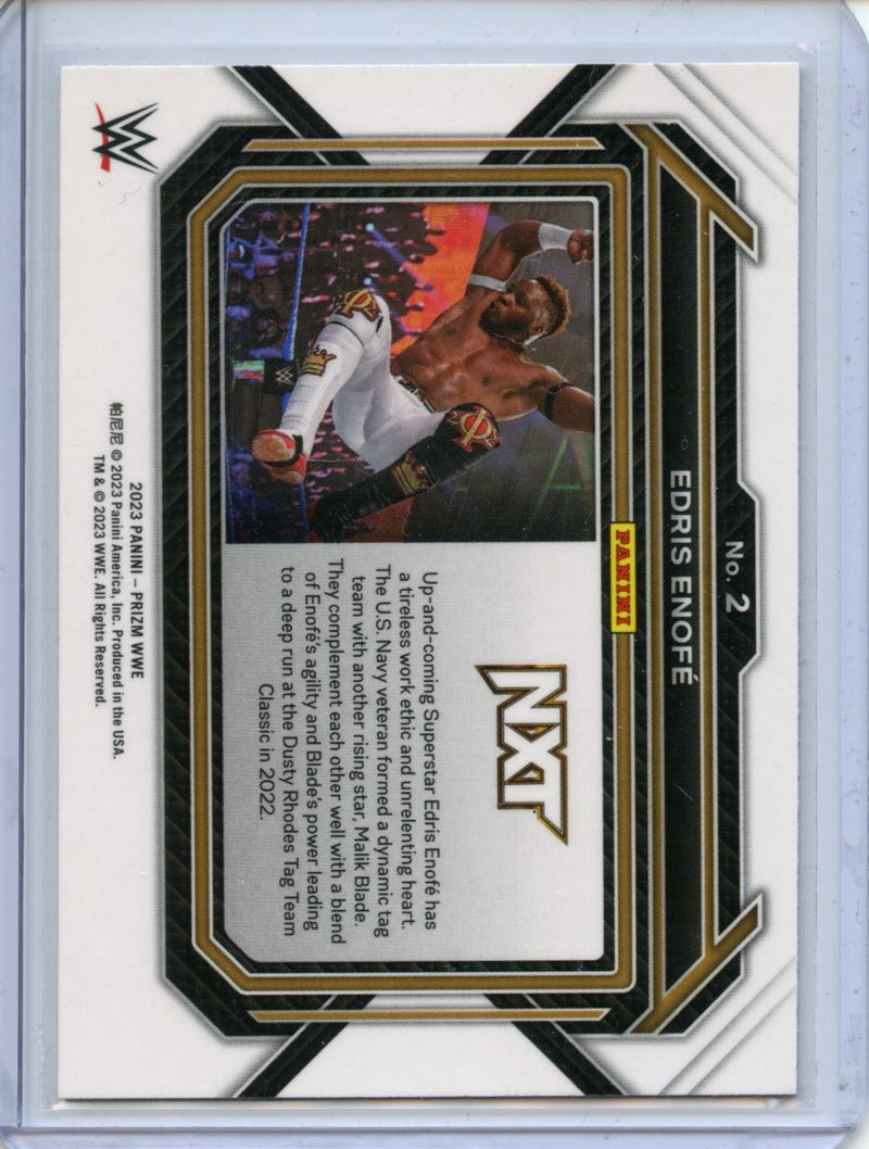 2023 Prizm WWE Edris Enofe