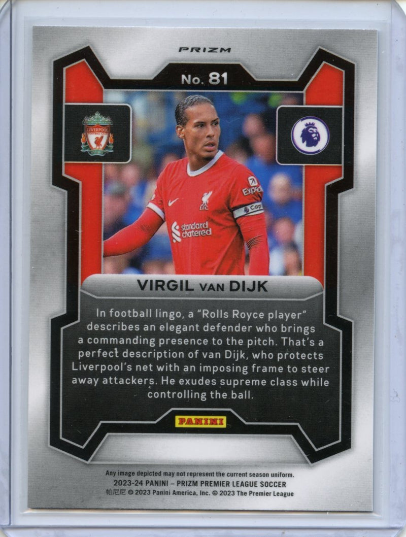 2023-24 Prizm Premier League Virgil Van Dijk Breakaway Prizm