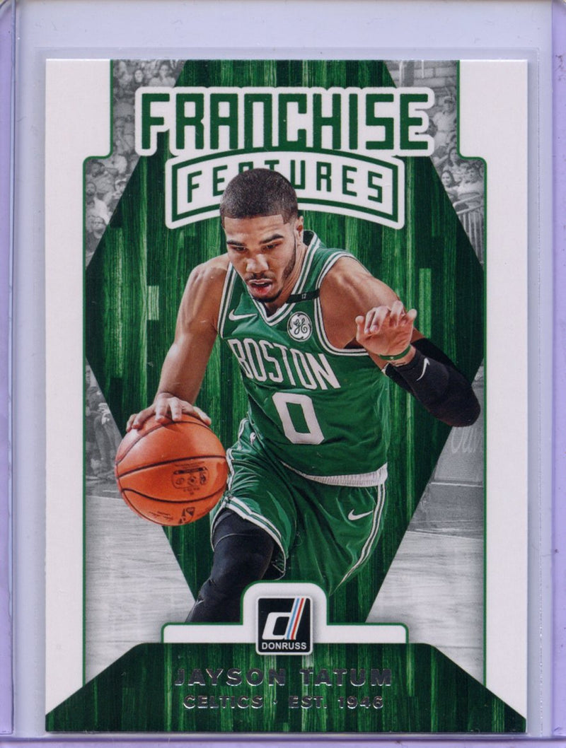 2019-20 Panini Donruss Jayson Tatum Franchise Features