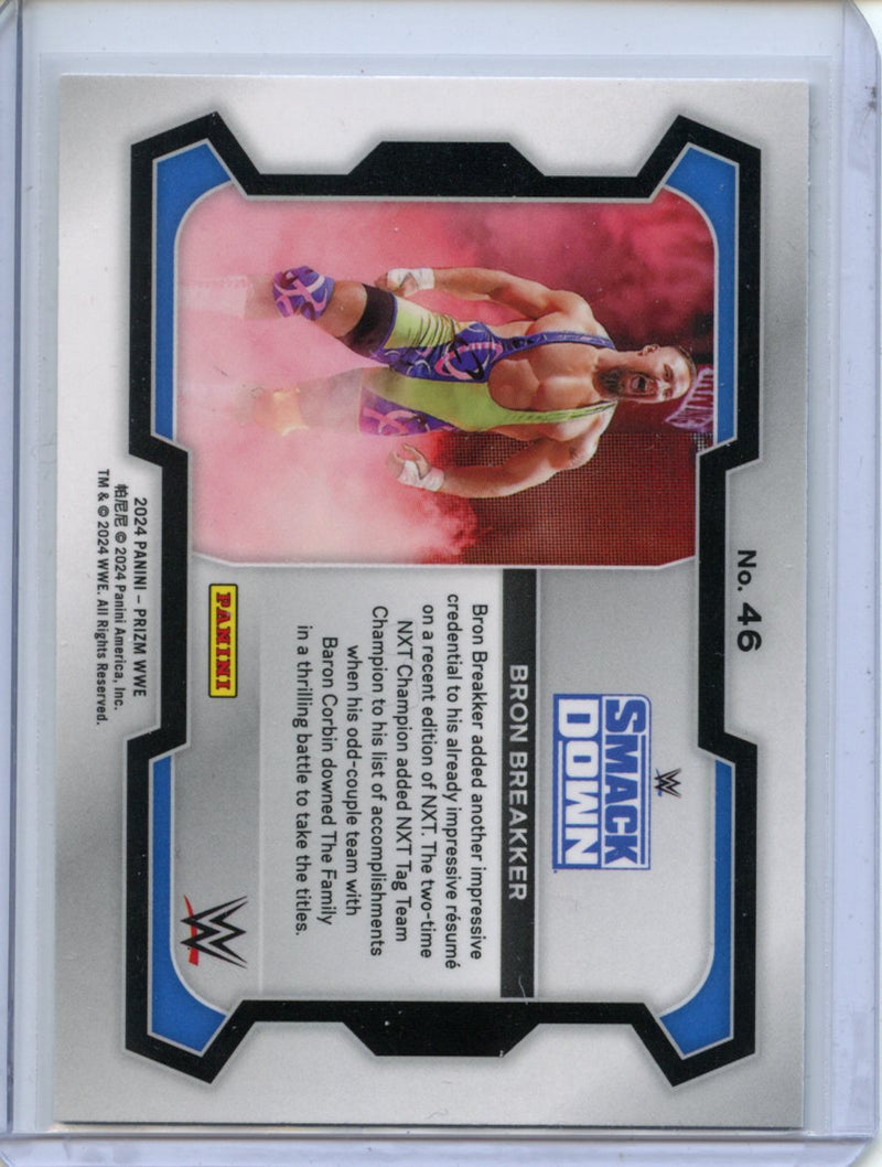 2024 Prizm WWE Bron Breakker