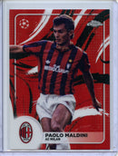 2024-25 Topps Chrome UEFA Club Comps Paolo Maldini Soccer Brush