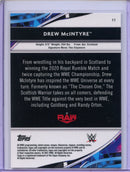 2021 Topps Finest WWE Drew McIntyre