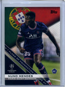 2021-22 Topps UEFA Champions League Nuno Mendes Flags of Foundation