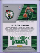 2019-20 Panini Donruss Jayson Tatum Franchise Features