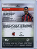 2023-24 Topps Stadium Club UEFA Club Competitions Ronaldinho Refractor