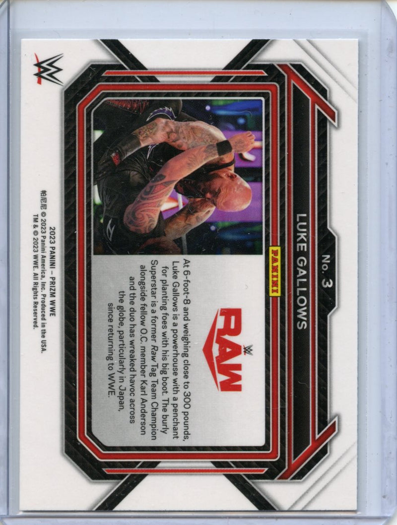 2023 Prizm WWE Luke Gallows