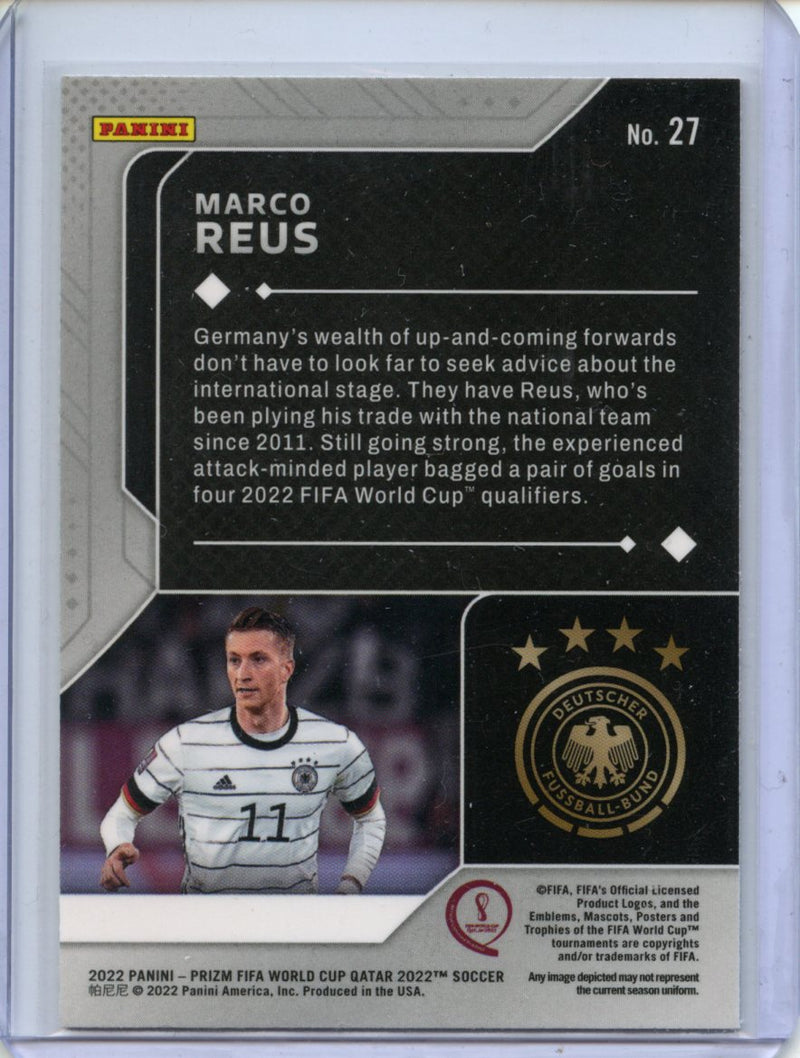 2022 Panini Prizm FIFA World Cup Qatar Marco Reus Scorers Club