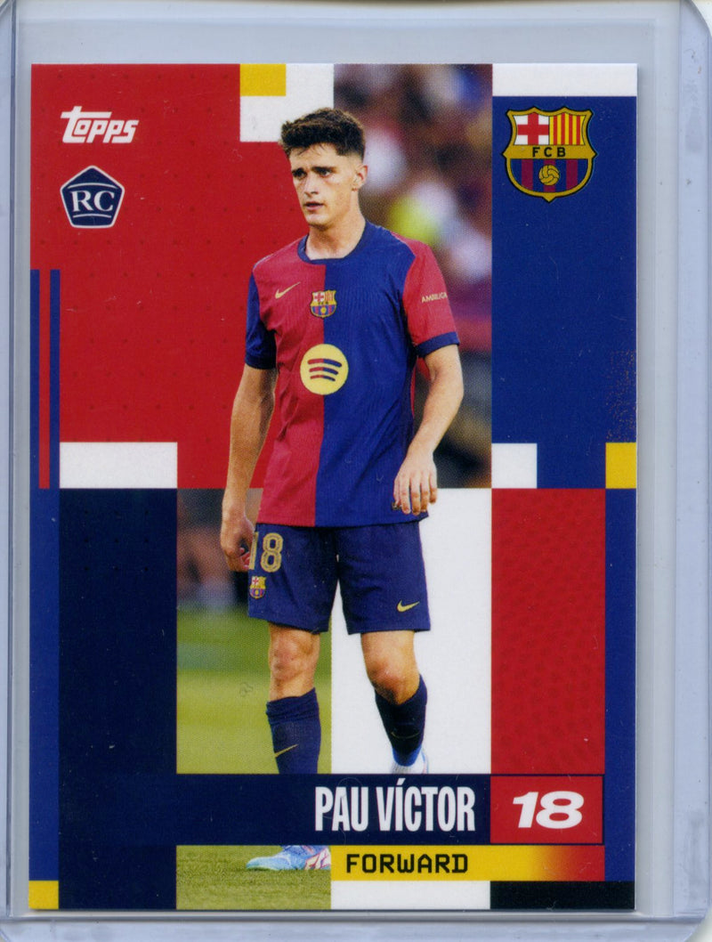 2024-25 Topps FC Barcelona Team Set Pau Victor