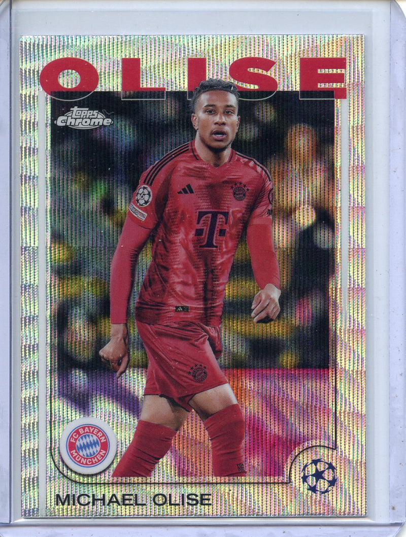 2024-25 Topps Chrome UEFA Club Comps Michael Olise Wave