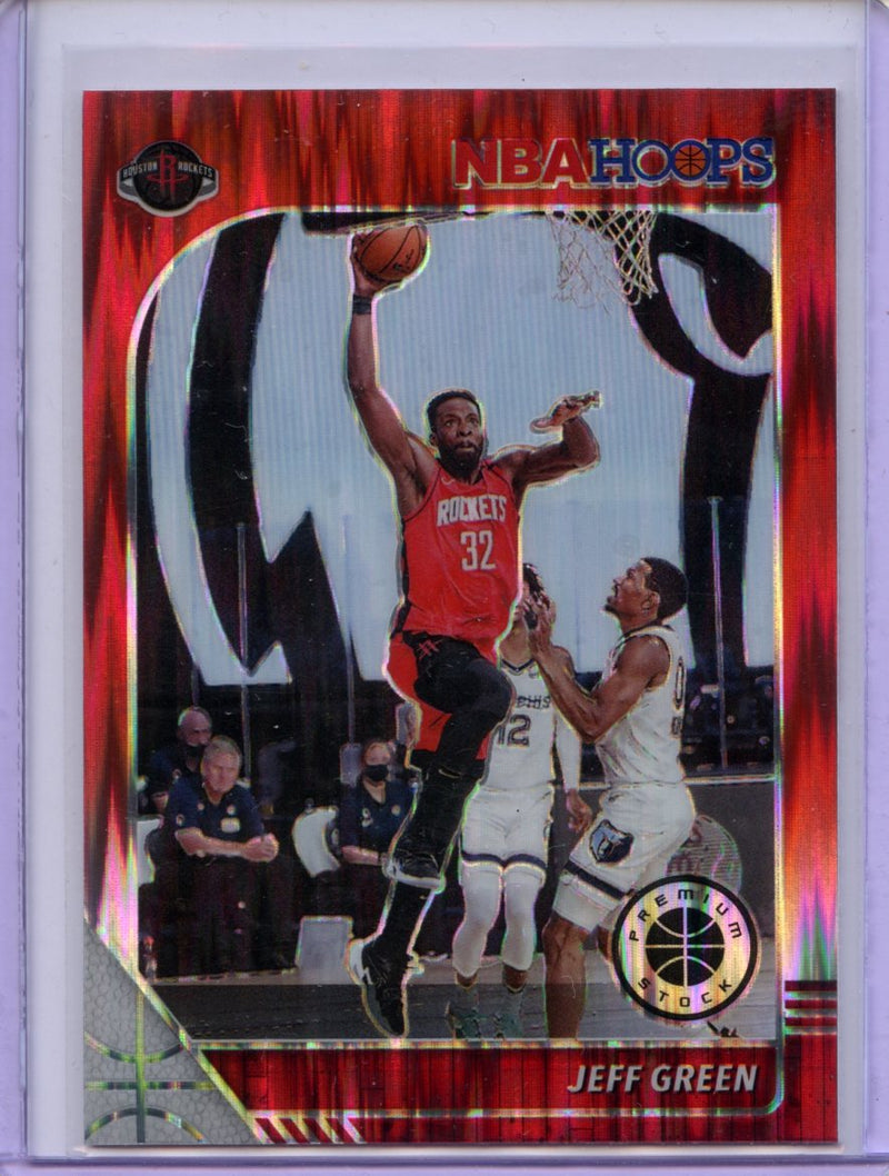 2019-20 Hoops Premium Jeff Green Red Flash