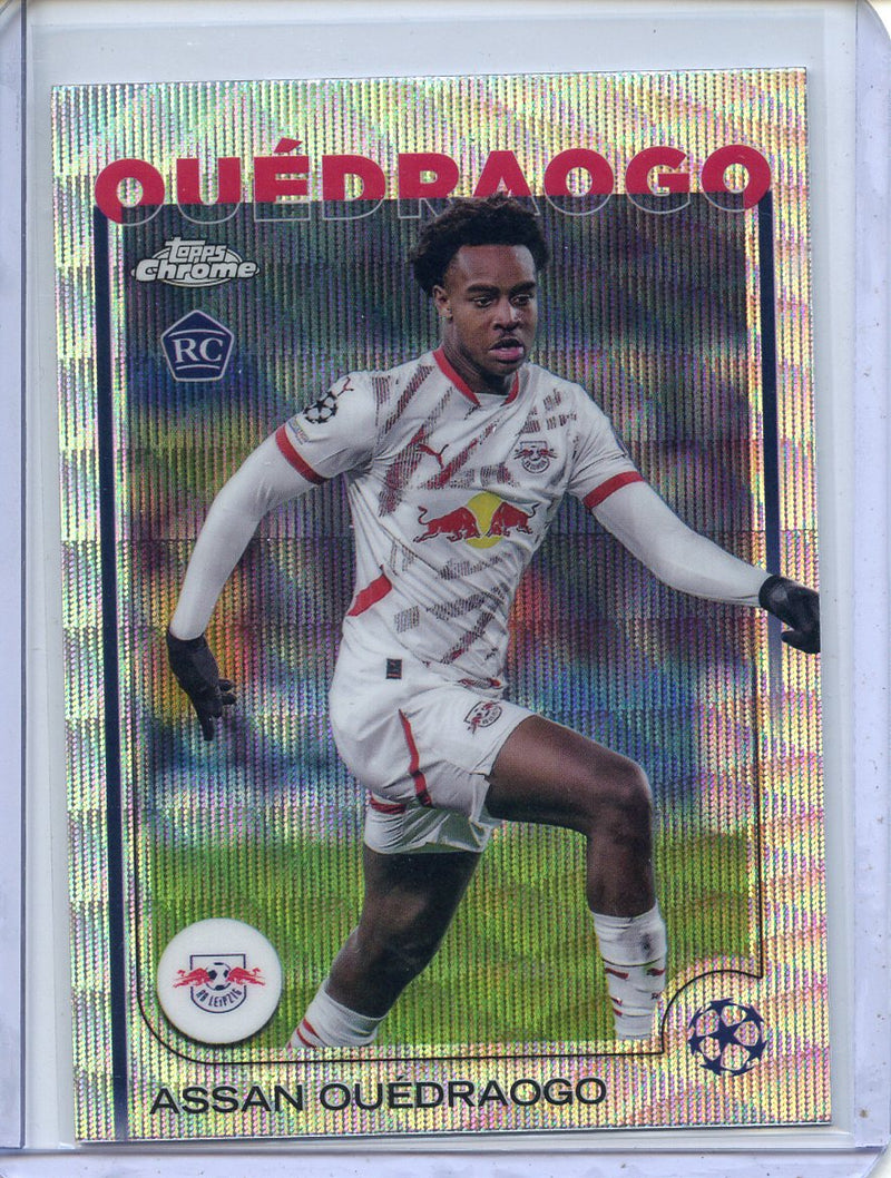 2024-25 Topps Chrome UEFA Club Comps Assan Ouedraogo Wave