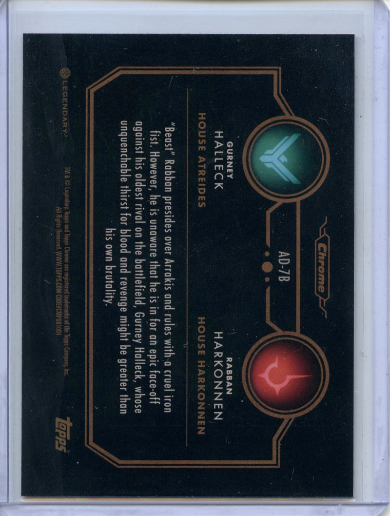 2024 Topps Dune Chrome Rabban Harkonnen Adversaries