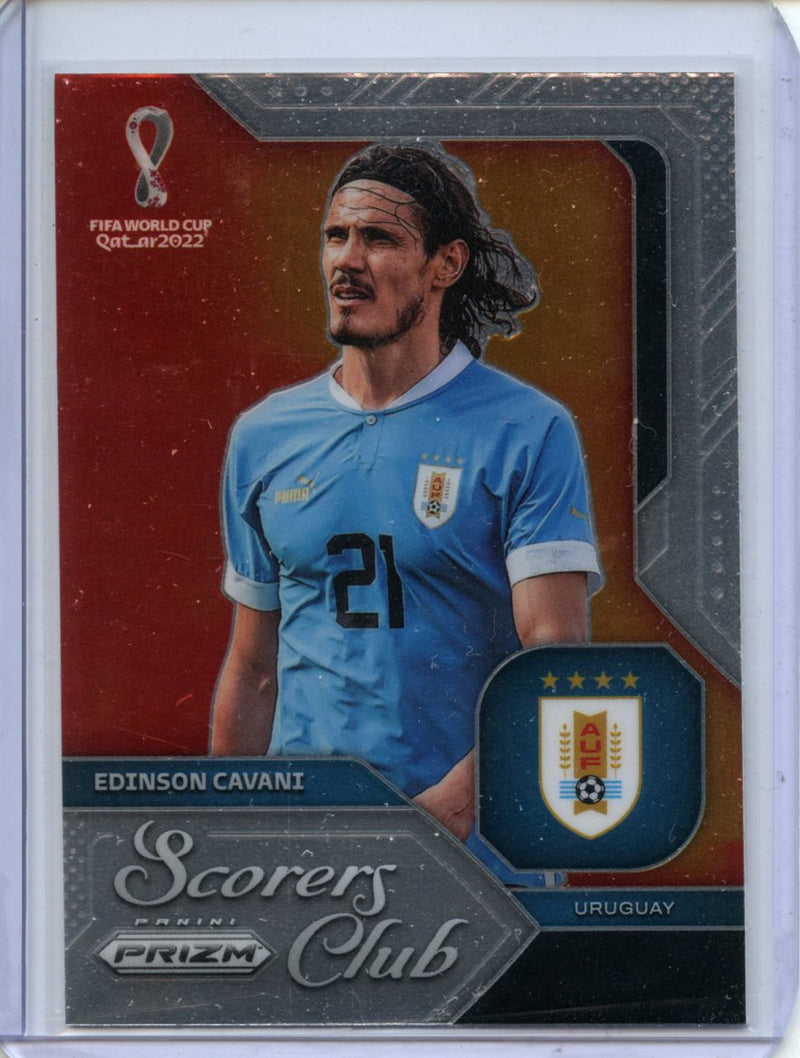 2022 Panini Prizm FIFA World Cup Qatar Edinson Cavani Scorers Club