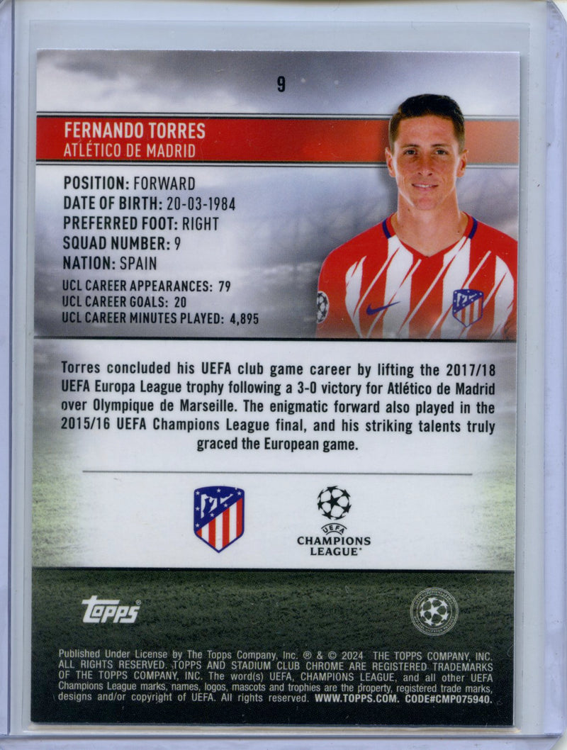 2023-24 Topps Stadium Club UEFA Club Competitions Fernando Torres