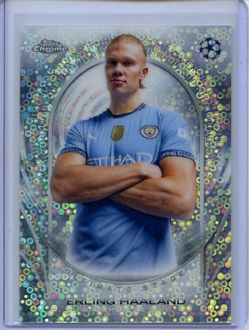 2024-25 Topps UEFA CC Erling Haaland Ultimate Stage Chrome