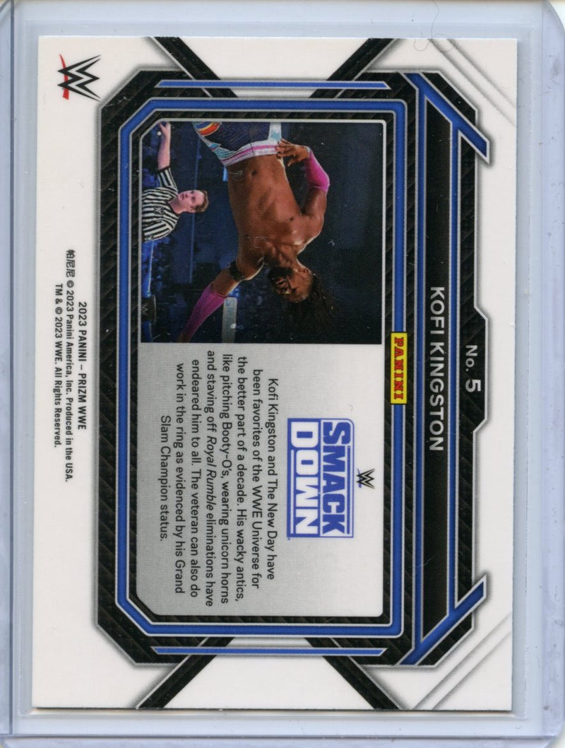 2023 Prizm WWE Kofi Kingston