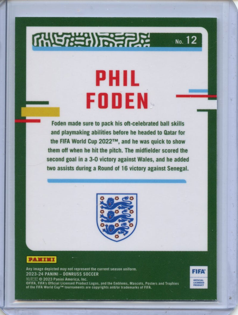2023-24 Donruss FIFA Phil Foden Optic