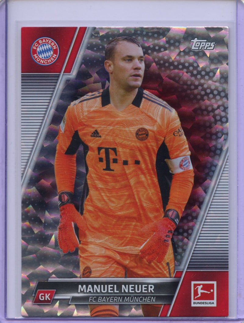 2021-22 Topps Bundesliga Soccer Manuel Neuer Speckle Foil