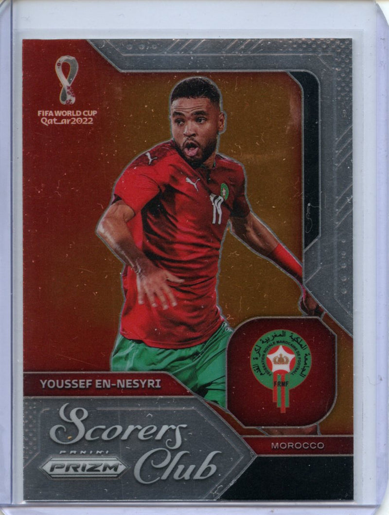 2022 Panini Prizm FIFA World Cup Qatar Youssef En-Nesyri Scorers Club