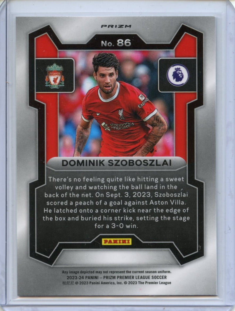 2023-24 Prizm Premier League Dominik Szoboszlai Breakaway Prizm