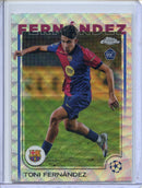2024-25 Topps Chrome UEFA Club Comps Toni Fernandez Wave