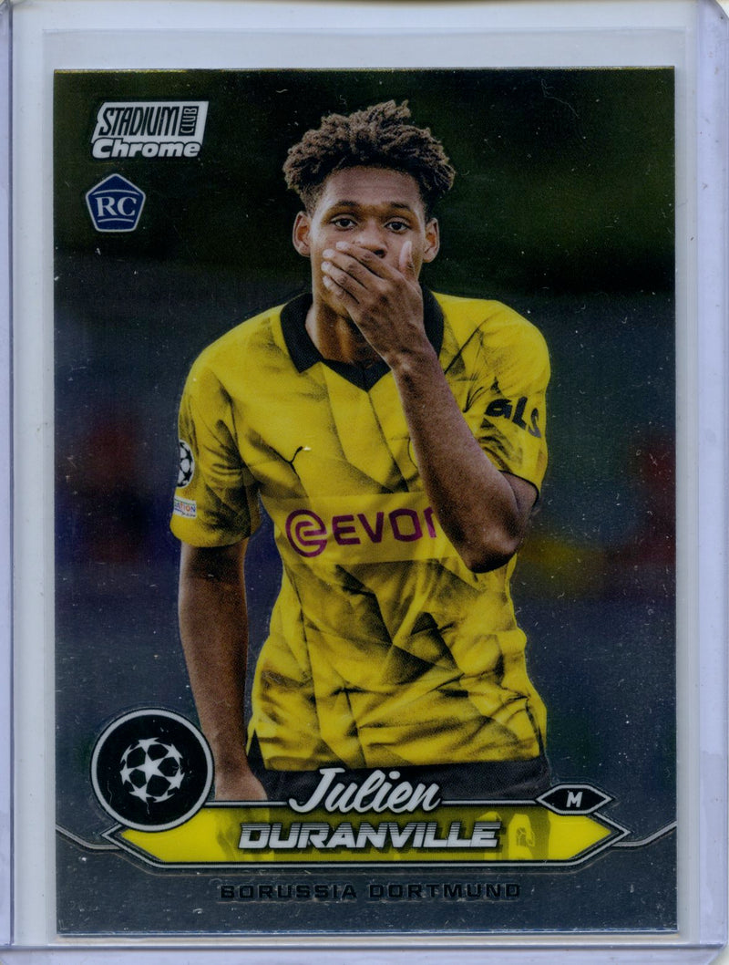 2023-24 Topps Stadium Club UEFA Club Competitions Julien Duranville