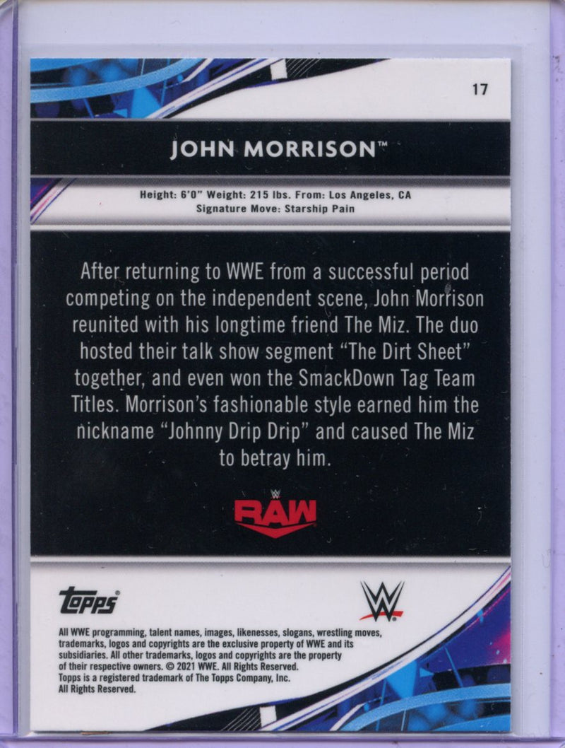 2021 Topps Finest WWE John Morrison