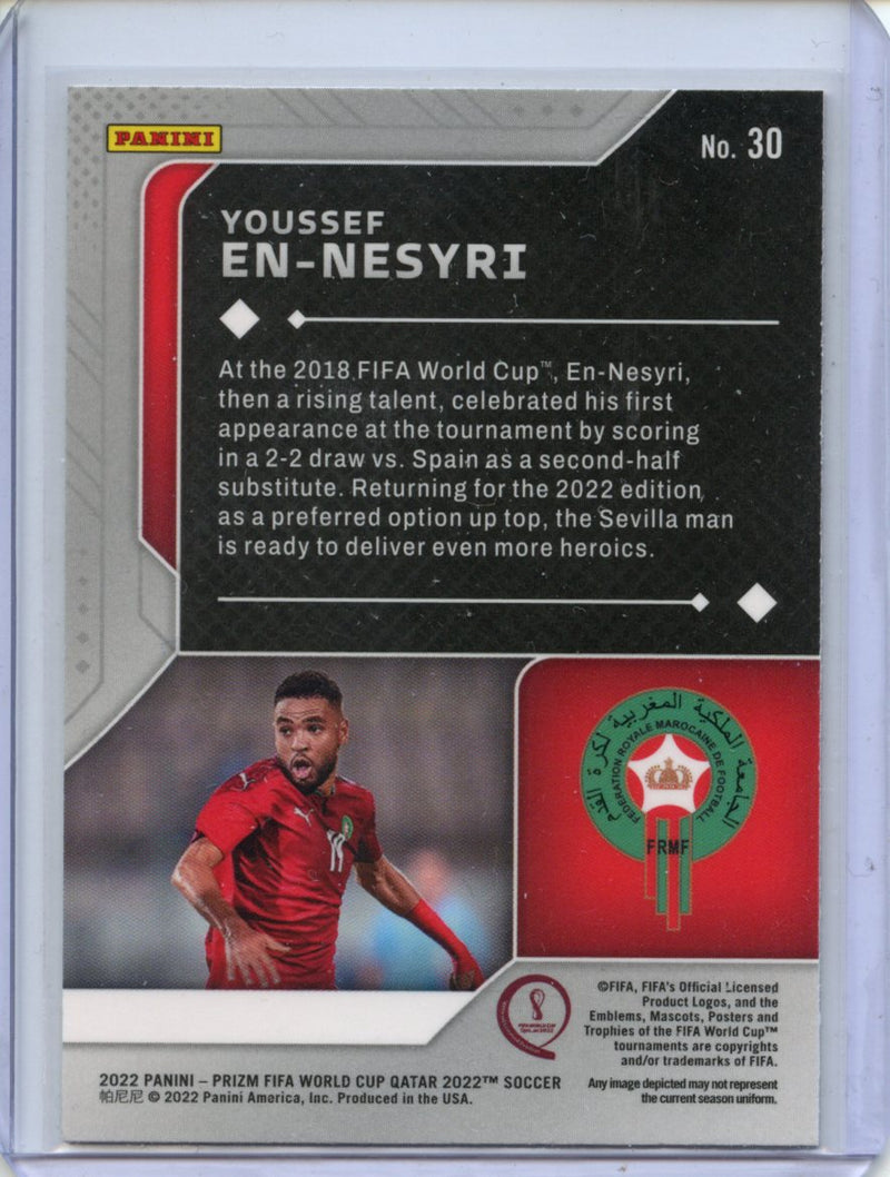 2022 Panini Prizm FIFA World Cup Qatar Youssef En-Nesyri Scorers Club