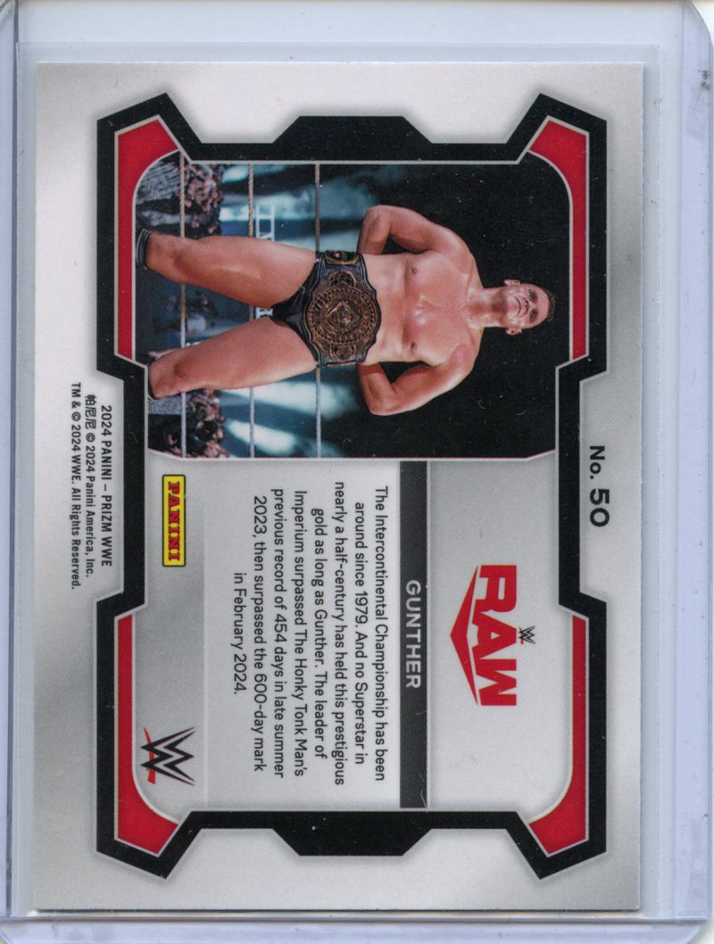 2024 Prizm WWE Gunther