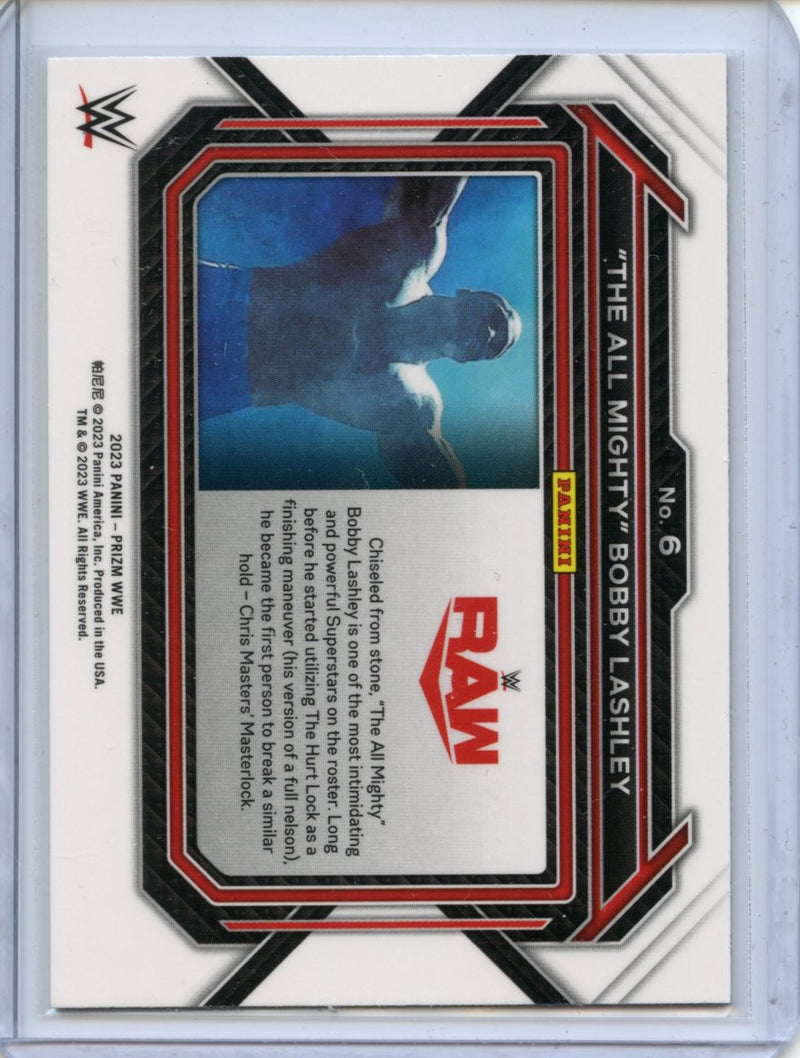 2023 Prizm WWE "The All Mighty" Bobby Lashley