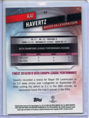 2020 Topps Finest UEFA Champions League Kai Havertz Blue Refractor 126/150