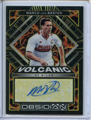 2022-23 Panini Obsidian Marco Van Basten Volcanic Signatures Electric Etch Yellow 3/3