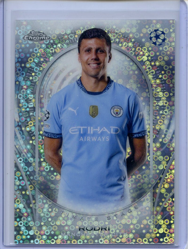2024-25 Topps UEFA CC Rodri Ultimate Stage Chrome