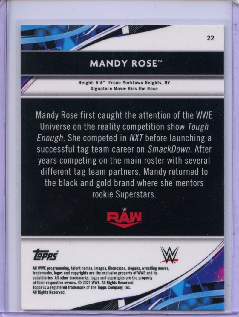 2021 Topps Finest WWE Mandy Rose