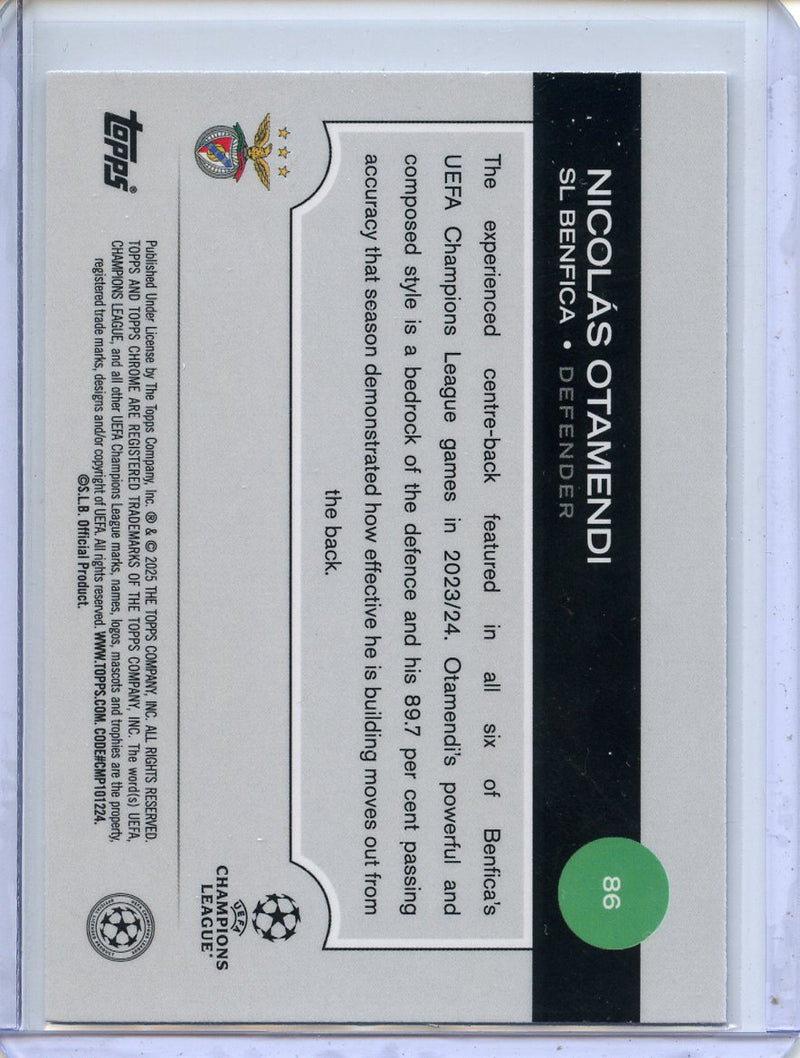 2024-25 Topps Chrome UEFA Club Comps Nicolas Otamendi Wave