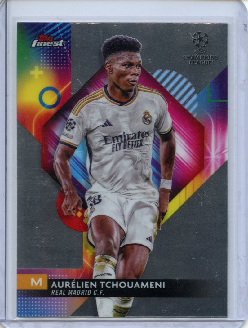 2023-24 Topps Finest UEFA Club Competitions Aurelien Tchouameni