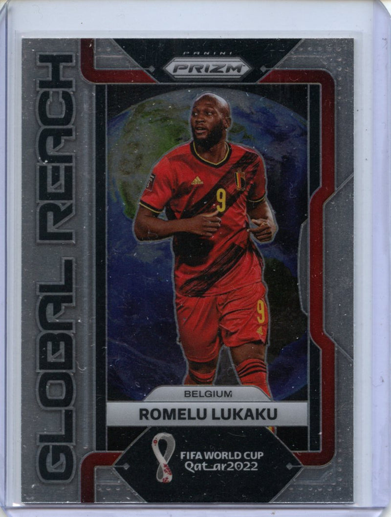 2022 Panini Prizm FIFA World Cup Qatar Romelu Lukaku Global Reach