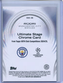 2024-25 Topps UEFA CC Rodri Ultimate Stage Chrome