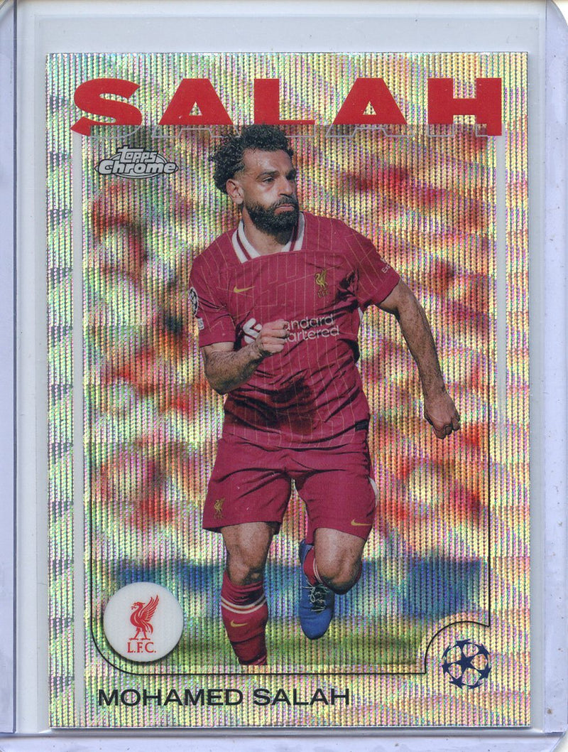 2024-25 Topps Chrome UEFA Club Comps Mohamed Salah Wave