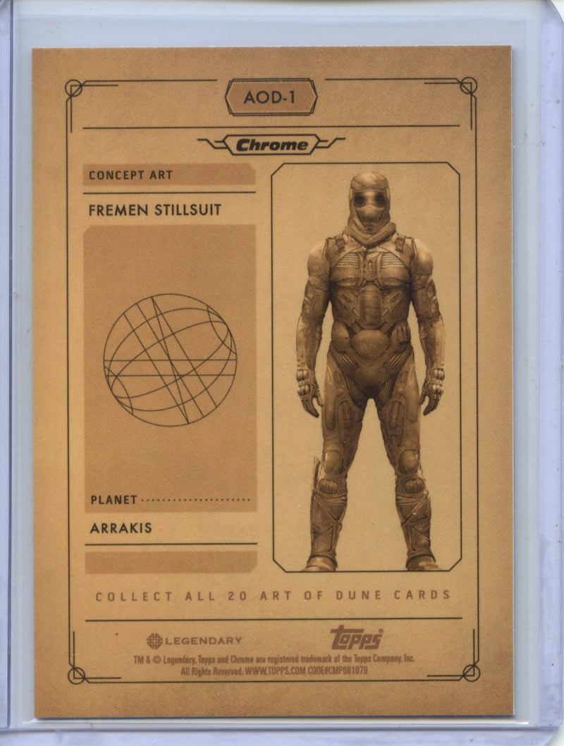 2024 Topps Dune Chrome Fremen Stillsuit Art Of Dune