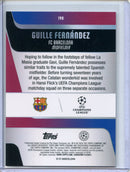 2025-26 Topps Chrome UEFA Club Comps Guille Fernandez