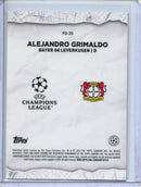 2024-25 Topps Chrome UEFA Club Comps Alejandro Grimaldo Final Destination Blue 135/150