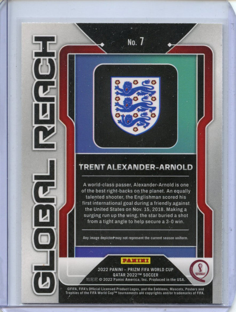 2022 Panini Prizm FIFA World Cup Qatar Trent Alexander-Arnold Global Reach