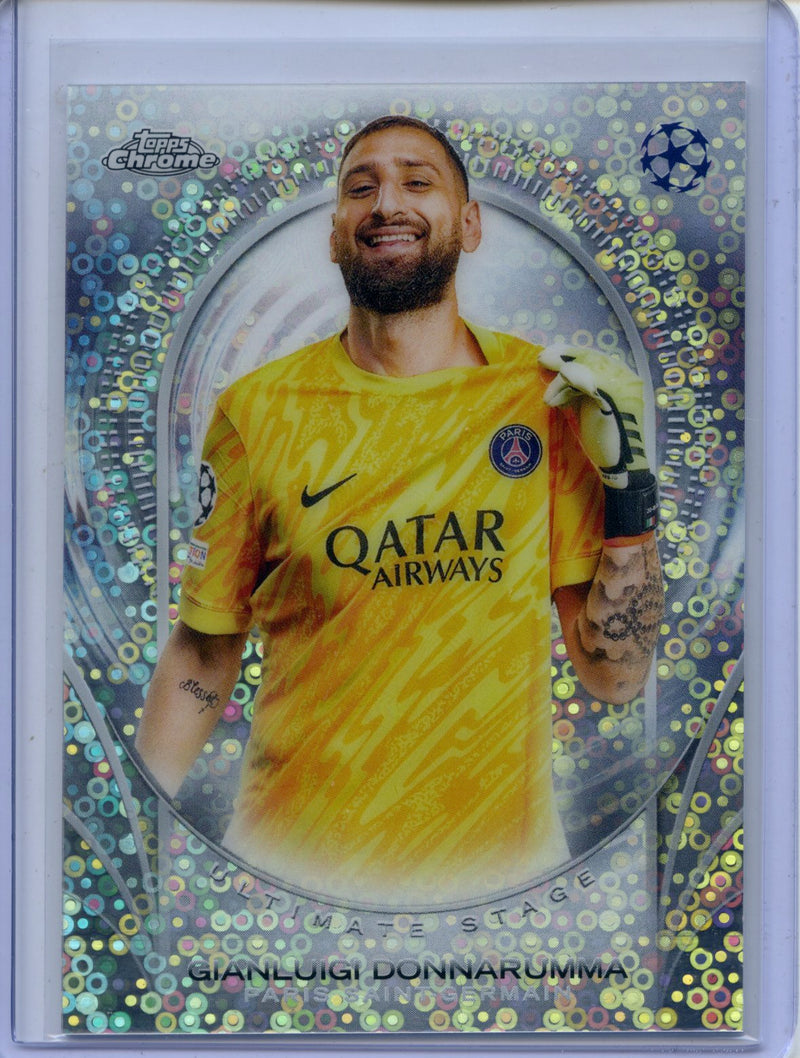 2024-25 Topps UEFA CC Gianluigi Donnarumma Ultimate Stage Chrome