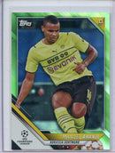 2021-22 Topps UEFA Champions League Manuel Akanji Neon Green 98/199